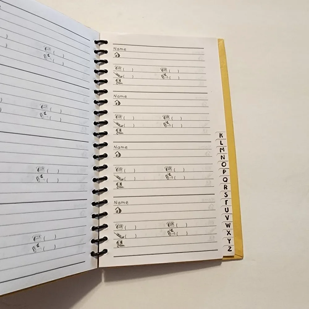 Martin Designs Address Book with Chickens and Roosters